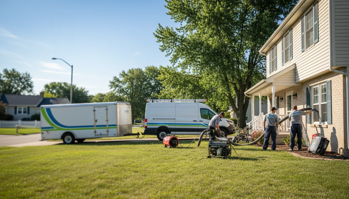 Flooded Basement Restoration And Cleanup With Repair in Clitherall, MN near me